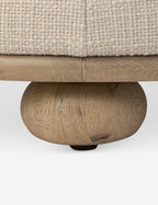 Ottoman rond Rajah