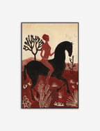 Crimson Rider Wall Art