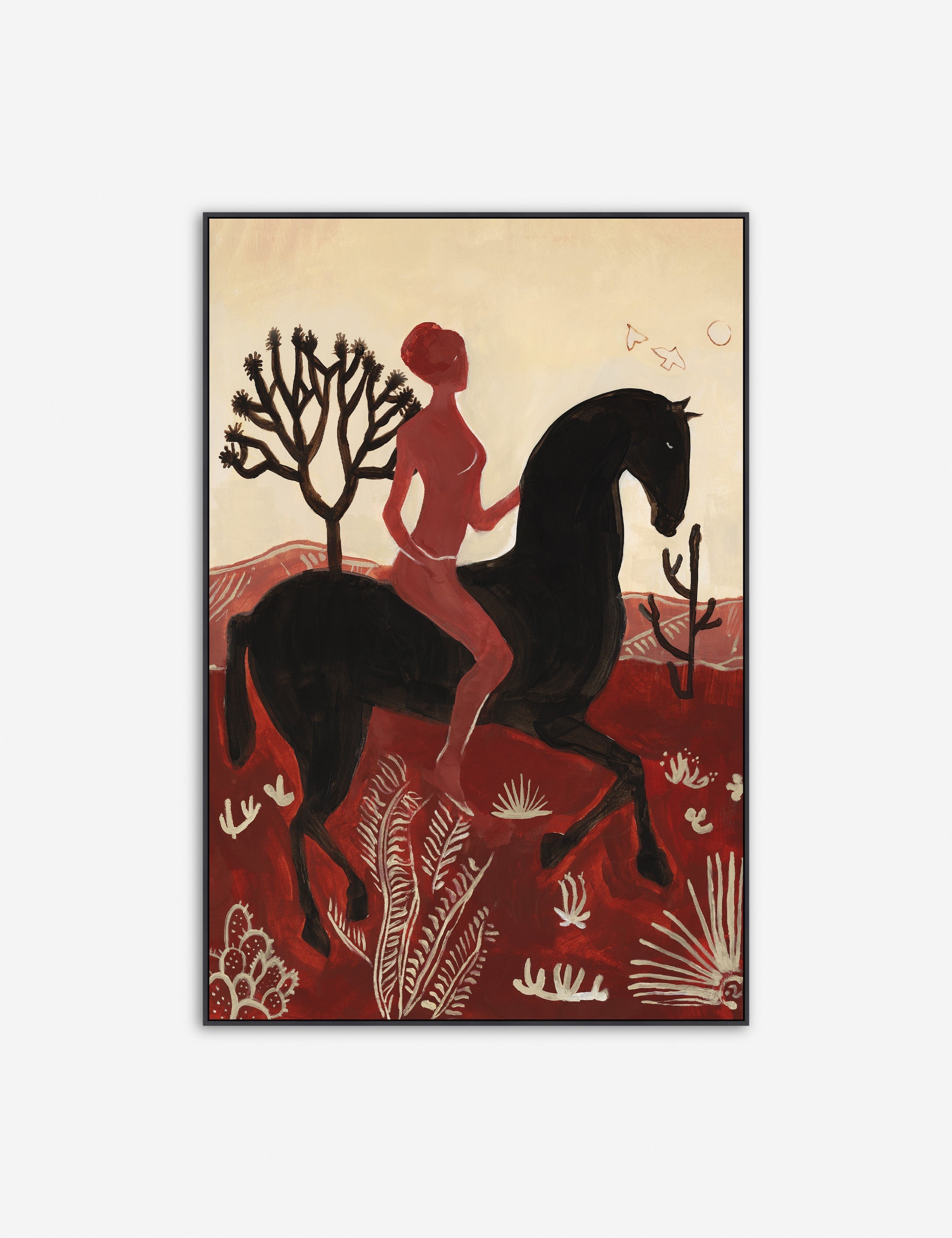 Crimson Rider Wall Art