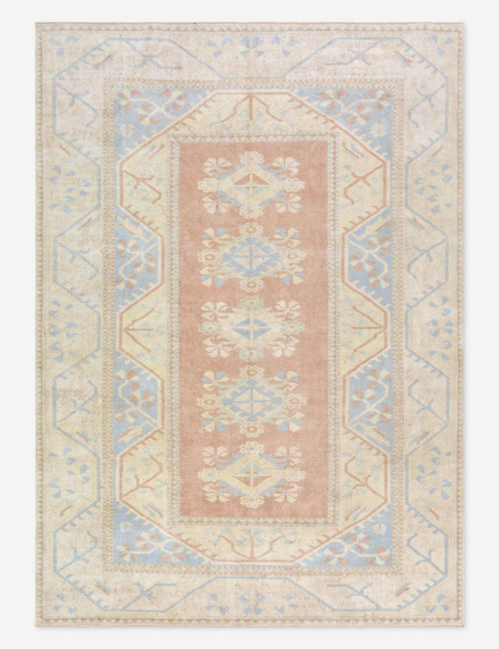 Tapis turc vintage en laine noué à la main n° 467, 1,83 m x 2,73 m
