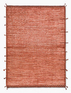 Tapis marocain vintage en laine noué à la main n° 476, 1,78 m x 2,13 m