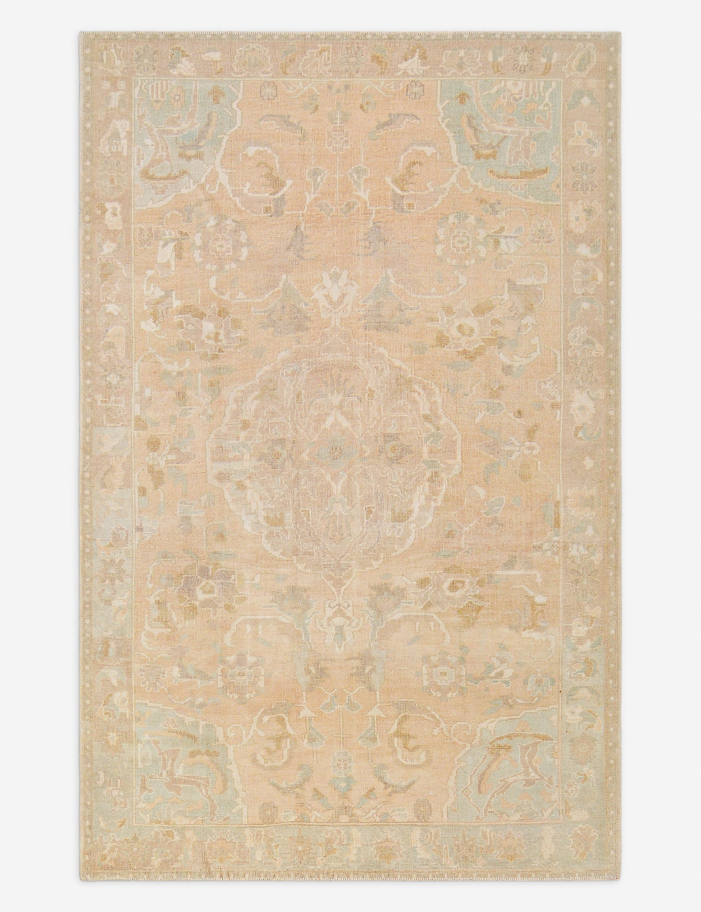 Tapis turc vintage en laine noué à la main n° 481, 1,80 m x 2,70 m