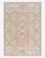 Tapis turc vintage en laine noué à la main n° 486, 1,95 m x 2,75 m