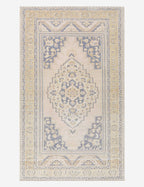 Tapis turc vintage en laine noué à la main n° 488, 1,55 m x 2,40 m