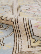 Tapis turc vintage en laine noué à la main n° 492, 6' 7 x 9' 1