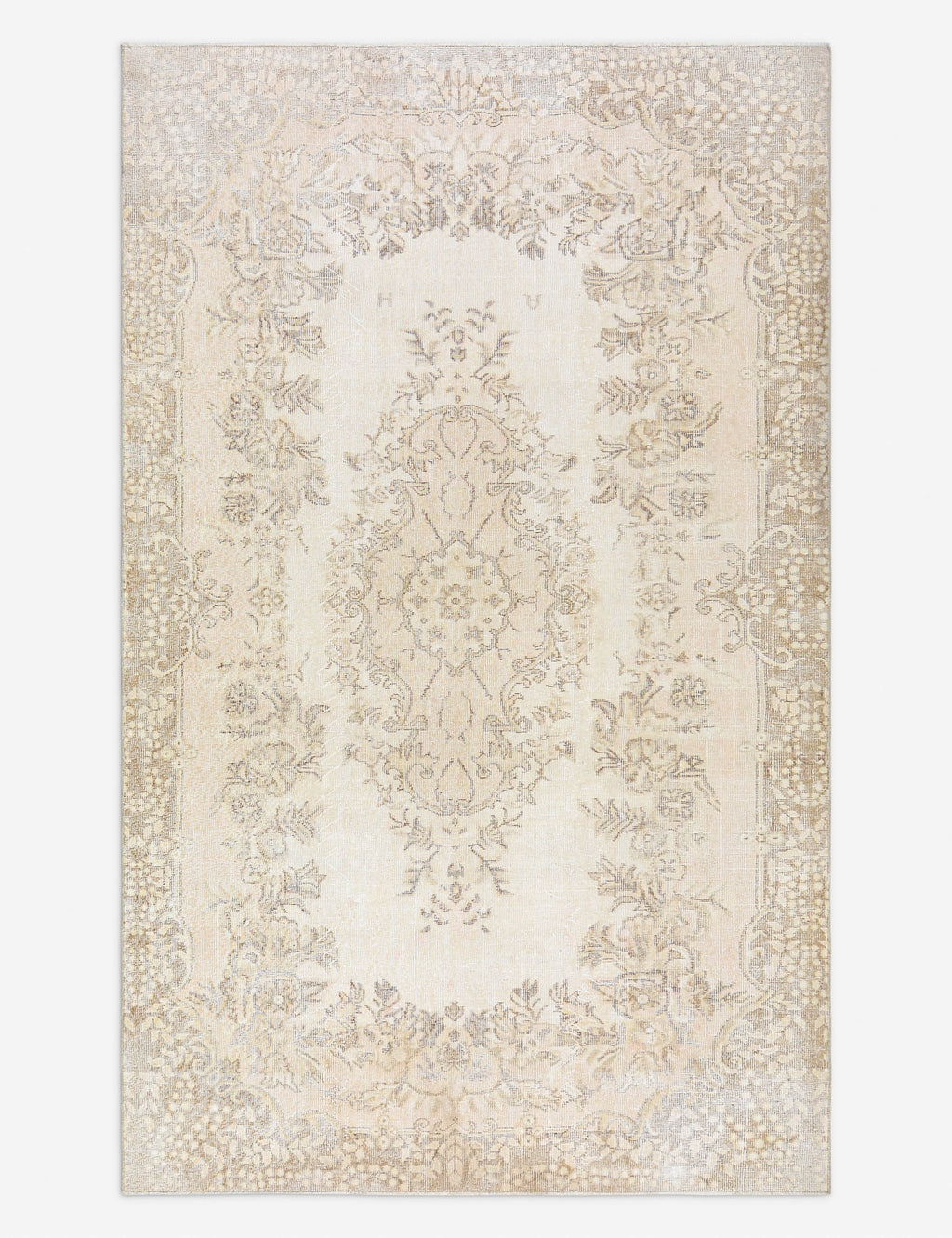 Tapis turc vintage en laine noué à la main n° 503, 1,80 m x 2,70 m
