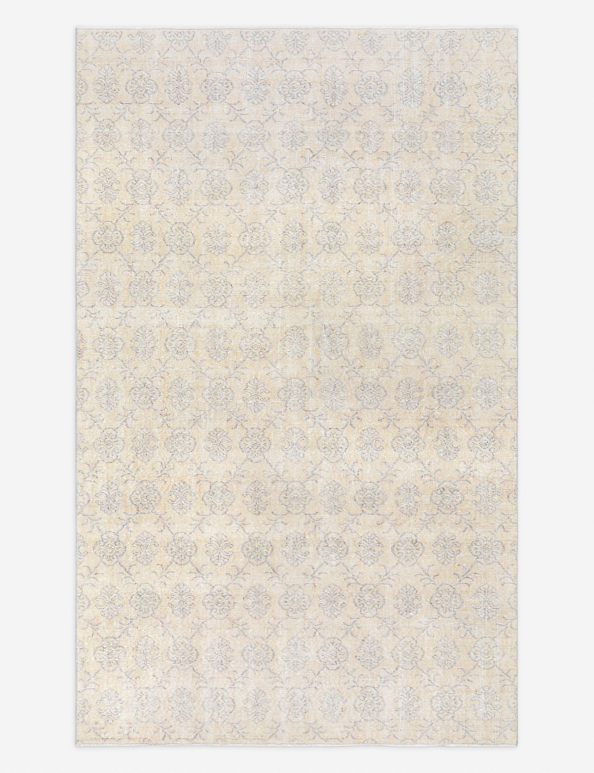Tapis turc vintage en laine noué à la main n° 504, 1,65 m x 2,75 m