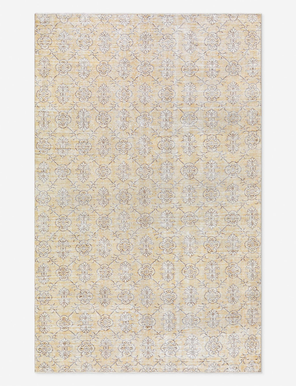 Tapis turc vintage en laine noué à la main n° 506, 1,65 m x 2,40 m