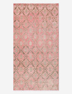 Tapis turc vintage en laine noué à la main n° 509, 1,25 m x 2,40 m