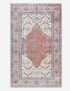 Tapis turc vintage en laine noué à la main n° 512, 1,50 m x 2,40 m