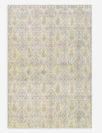 Tapis turc vintage en laine noué à la main n° 513, 1,27 m x 2,13 m