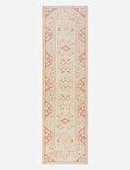 Tapis de couloir vintage turc en laine noué à la main n° 279, 72 cm x 274 cm