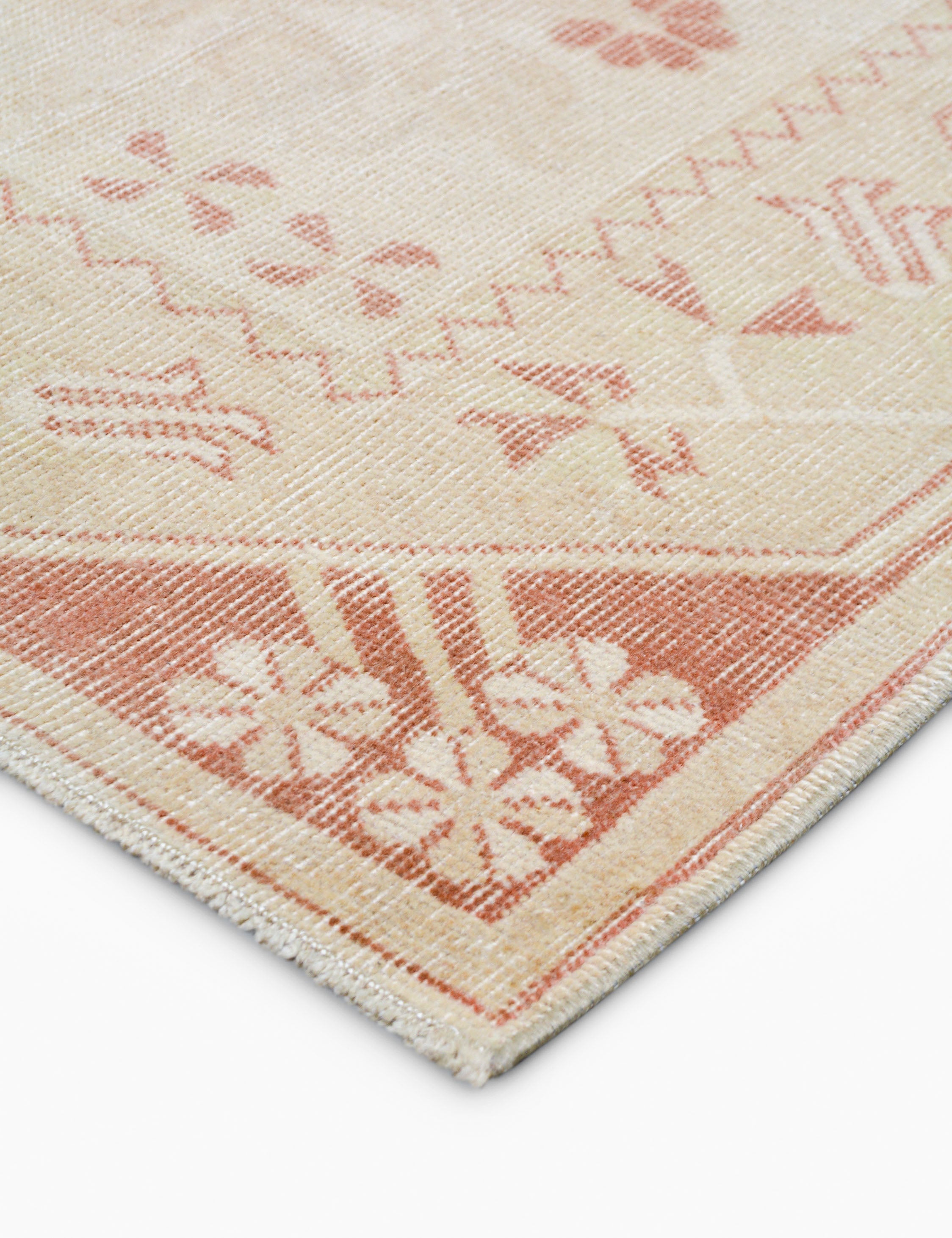 Tapis de couloir vintage turc en laine noué à la main n° 279, 72 cm x 274 cm