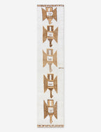 Tapis de couloir vintage turc en laine noué à la main n° 281, 72 cm x 33 cm