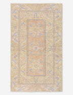 Tapis turc vintage en laine noué à la main n° 520, 3' 7 X 6'