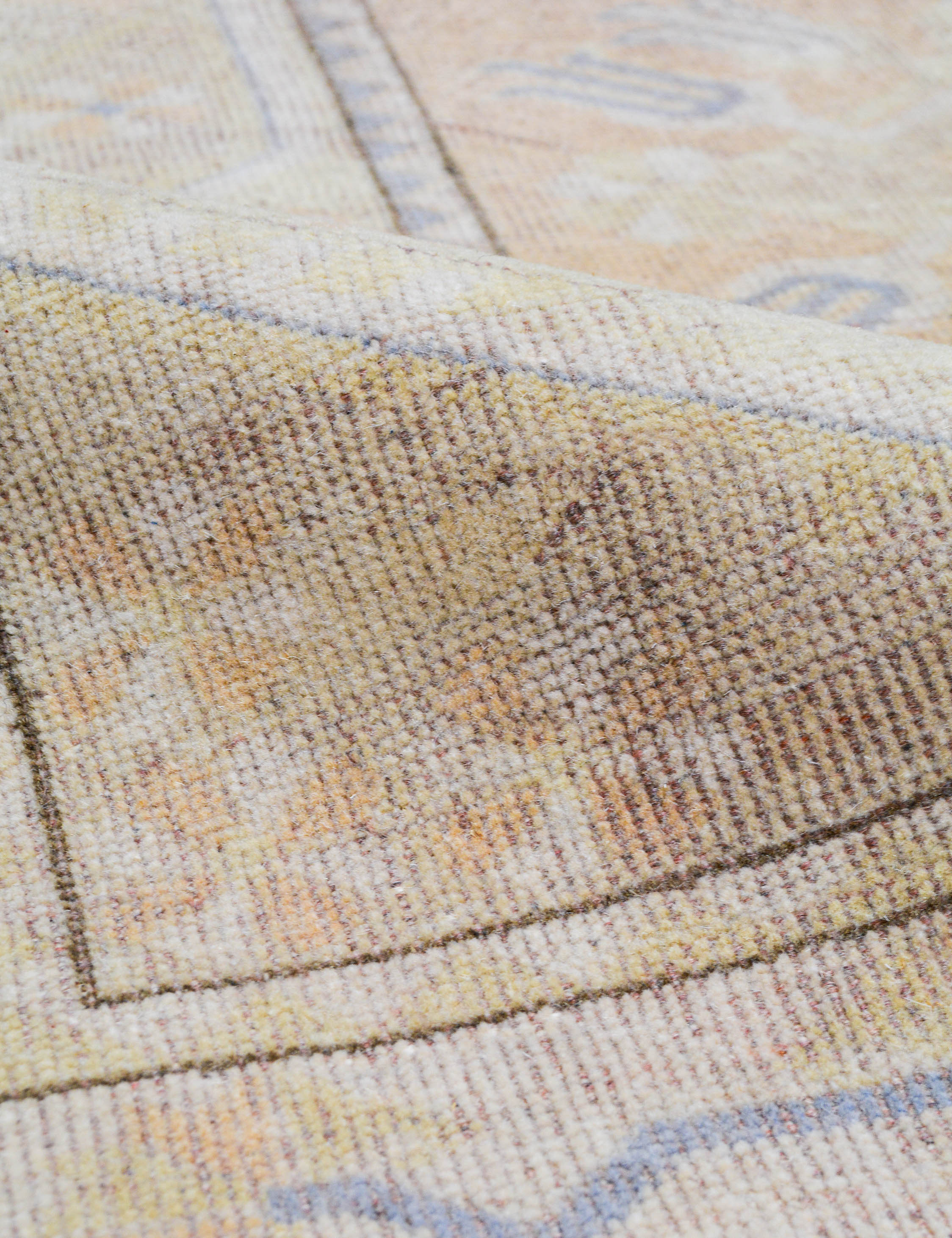 Tapis turc vintage en laine noué à la main n° 520, 3' 7 X 6'