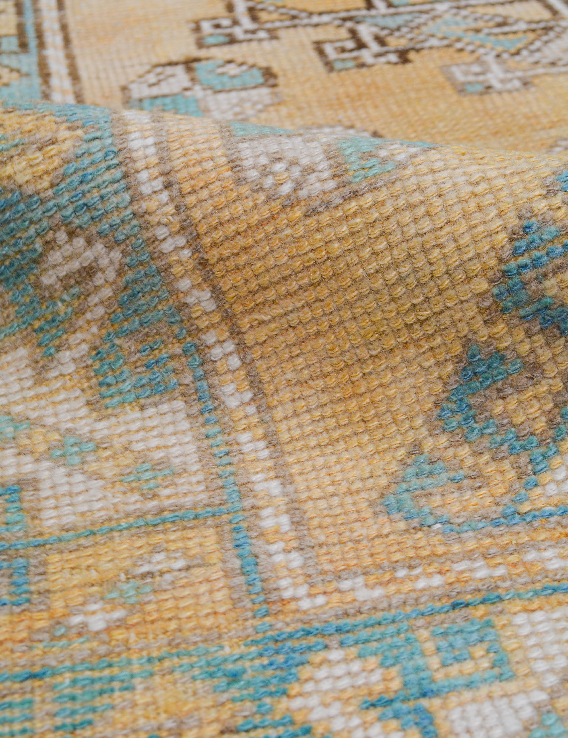 Tapis turc vintage en laine noué à la main n° 522, 90 cm x 160 cm