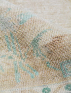 Tapis de couloir vintage turc en laine noué à la main n° 294, 95 cm x 270 cm