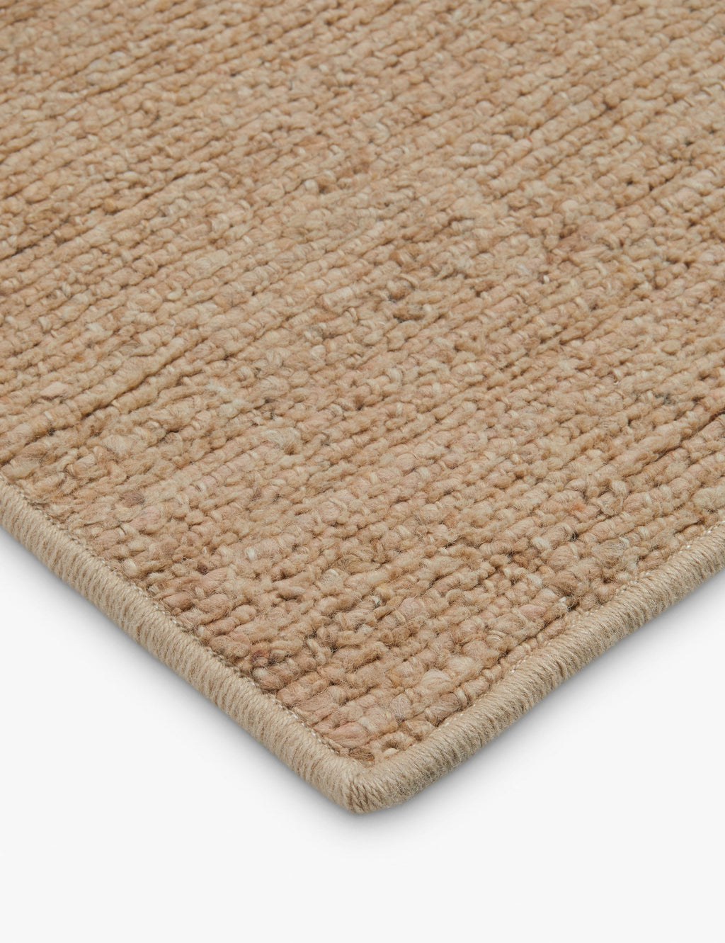 Custom Barco Hand-Loomed Wool Rug Swatch 5.5 x 6, Cognac