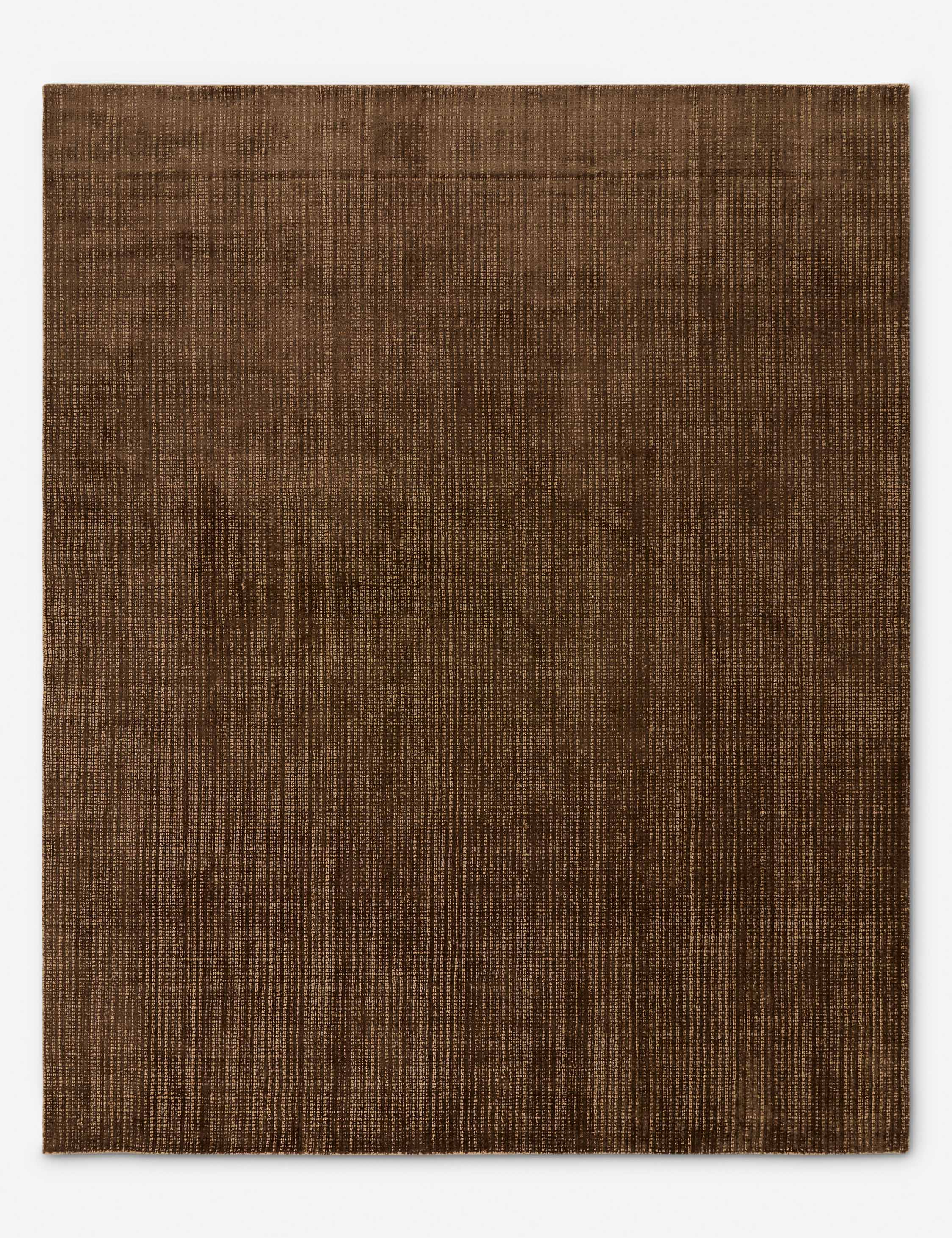 Danka Hand-Loomed Rug Swatch, Chocolate 12 x 12