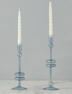 Glass Candlestick Pair (Set of 2) by etúHOME