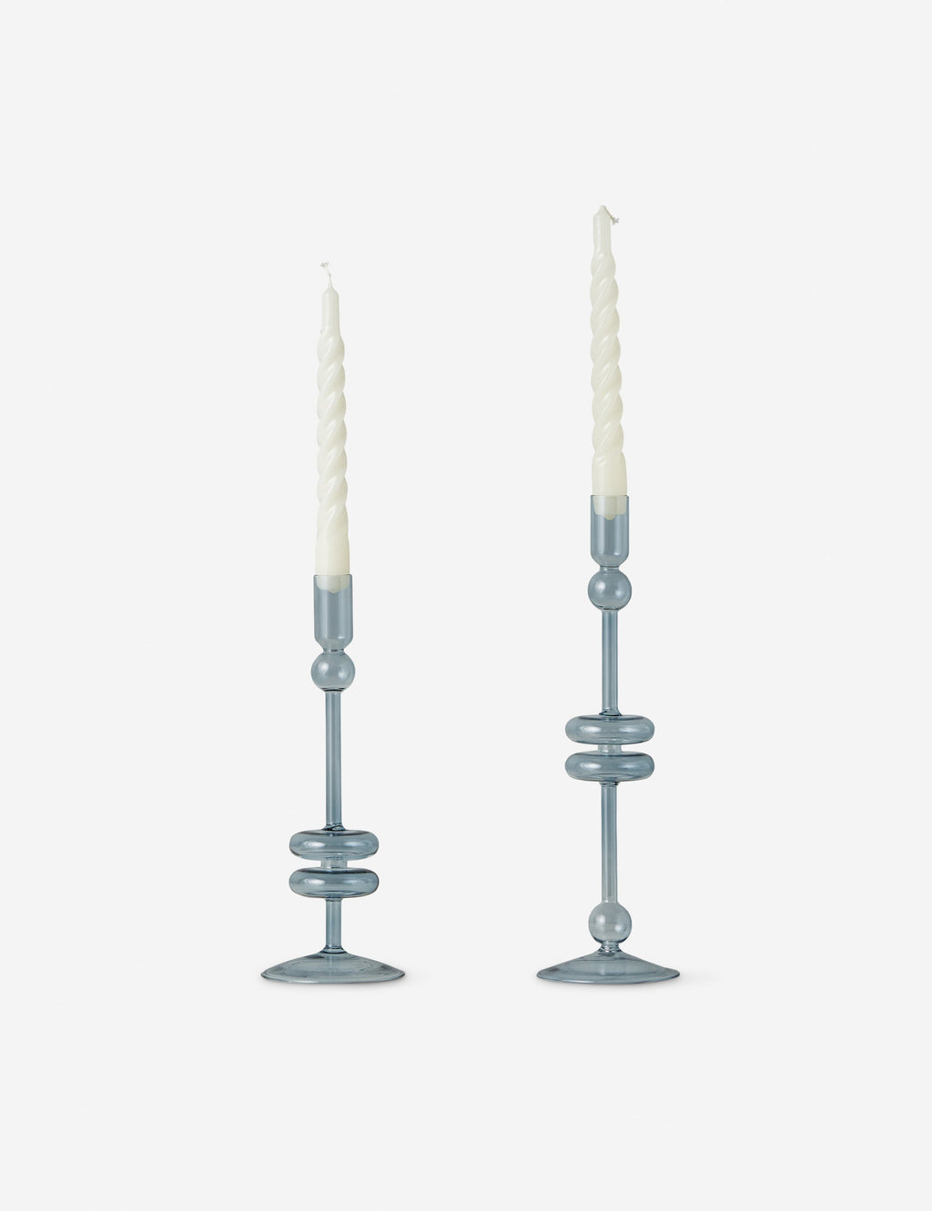 Glass Candlestick Pair (Set of 2) by etúHOME