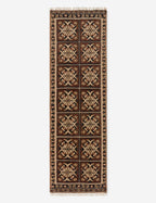 Échantillon de tapis en laine noué à la main Ovidi 12 x 12