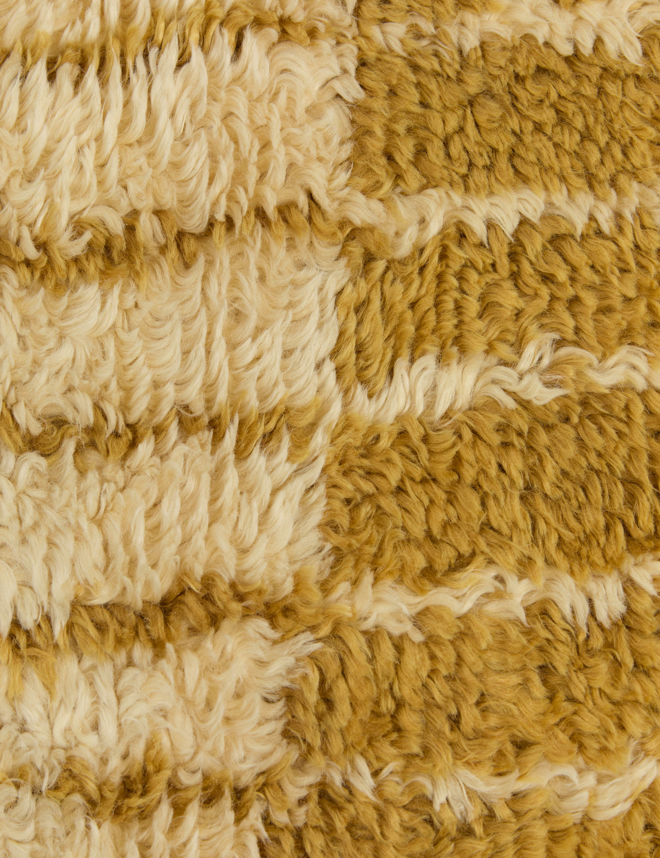 Bhari Hand-Knotted Wool Shag Rug Swatch 12 x 12