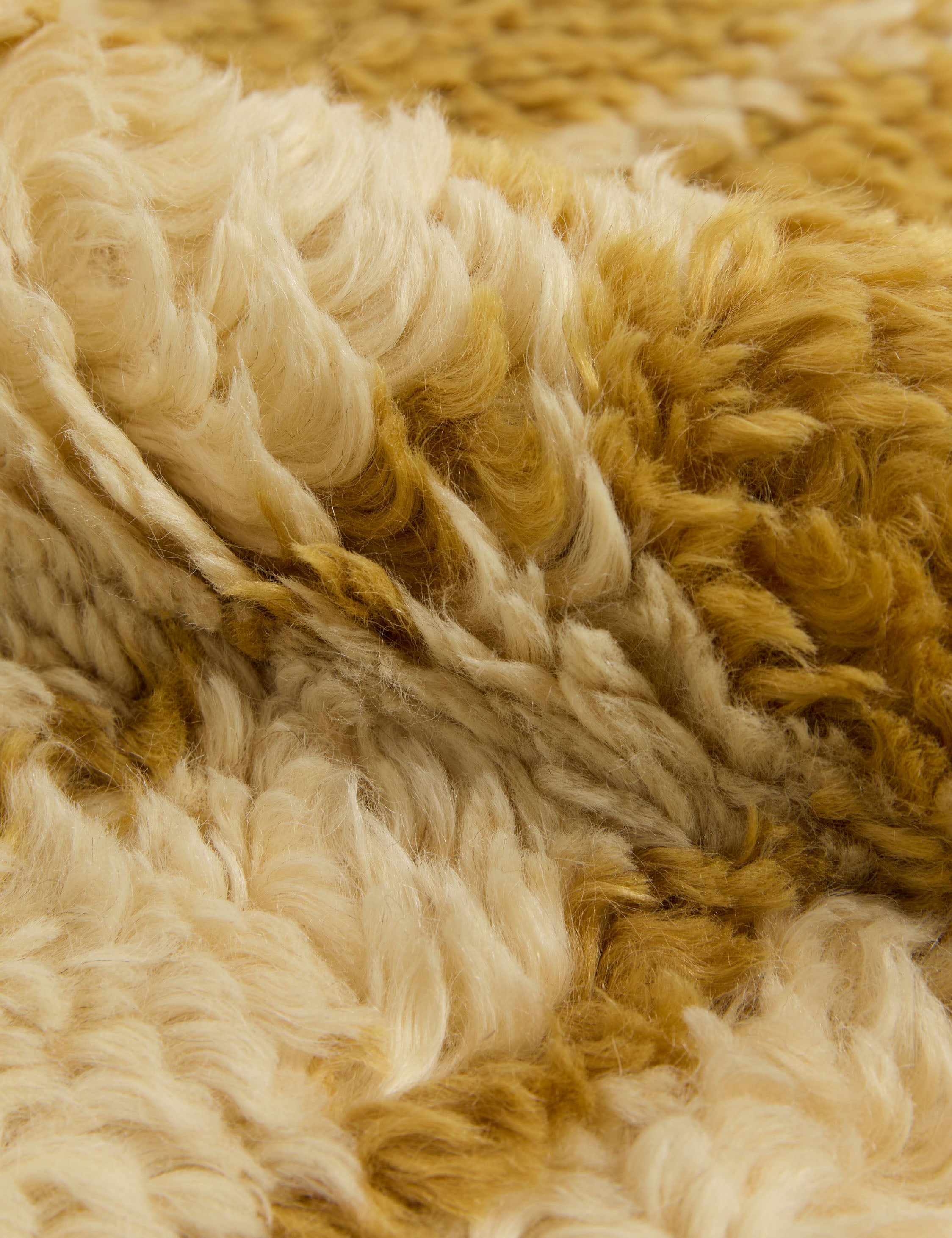 Bhari Hand-Knotted Wool Shag Rug Swatch 12 x 12