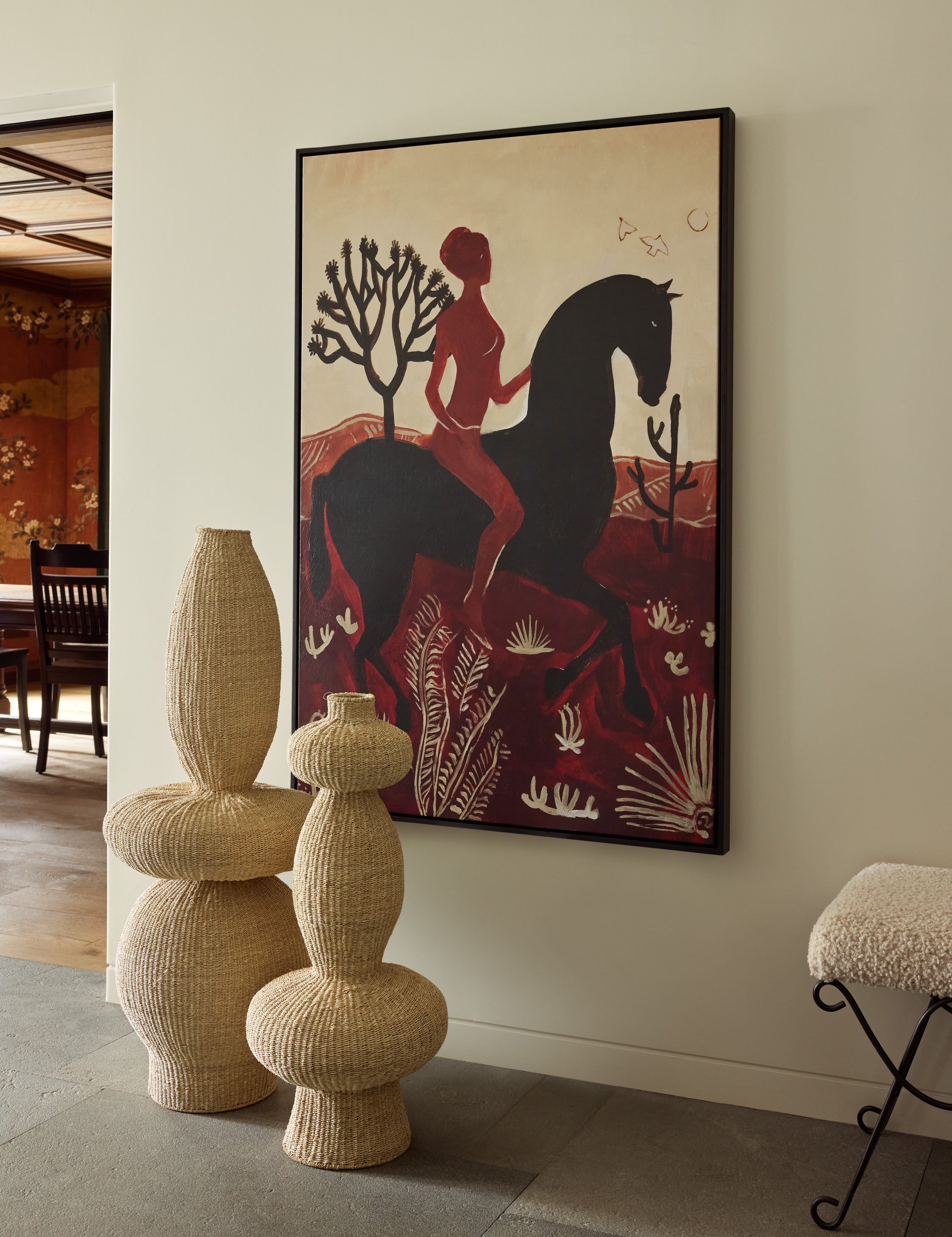 Crimson Rider Wall Art